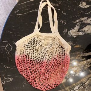 Camp collection dip dye market tote